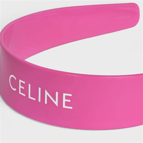 celine headband white|acetate hair clip.